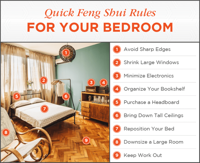 How to decorate a bedroom feng shui style