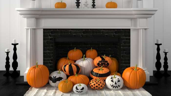 How to decorate a small apartment for halloween