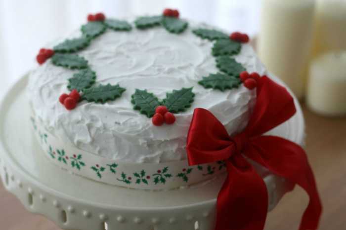 How to decorate xmas cake