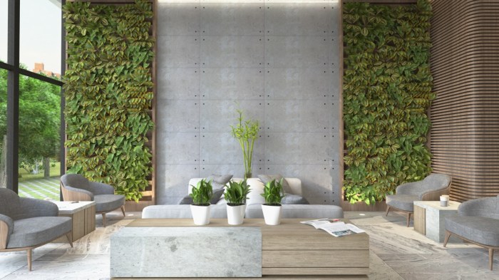 How to decorate an apartment with concrete walls