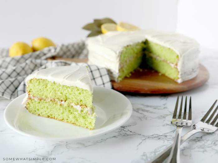 How to decorate with lime on cake