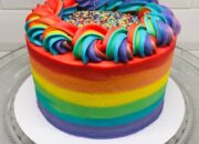 How to Make and Decorate a Rainbow Cake