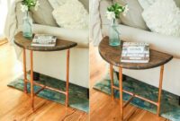 How to decorate living room side table