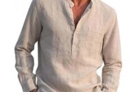 Linen dress shirts for men