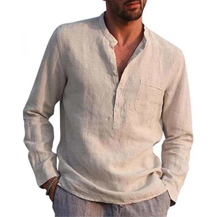 Linen dress shirts for men