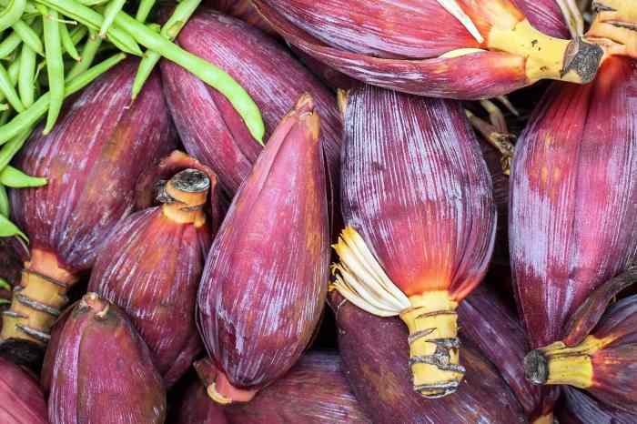 How to cook banana flower bengali style