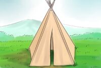 How to make a real teepee decoration