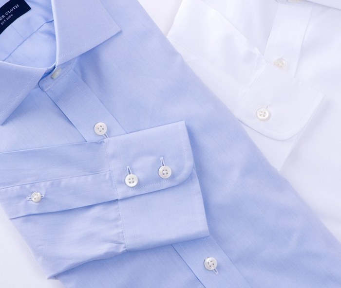 Men's sea island cotton dress shirts