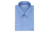 Mens blue check dress shirt