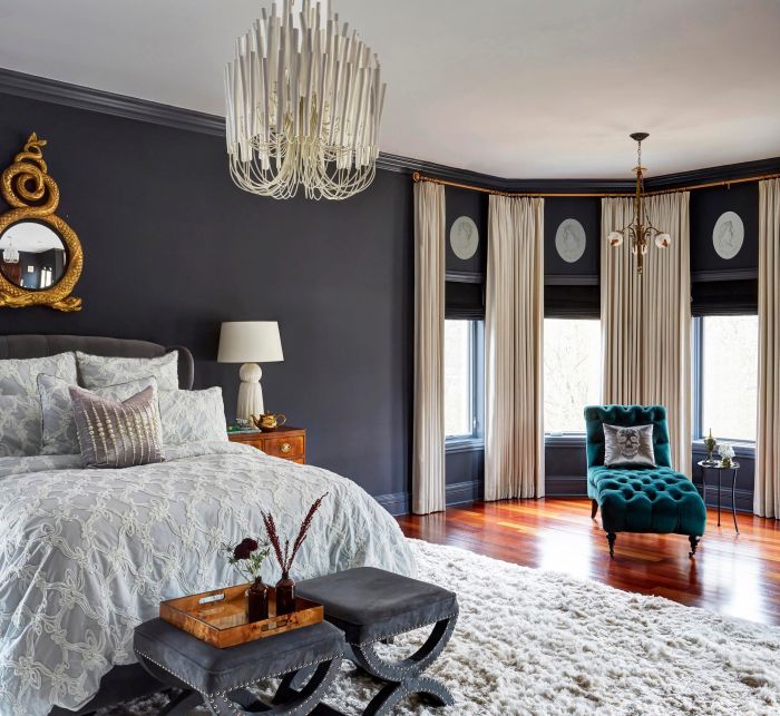 How to decorate room with black bed frame