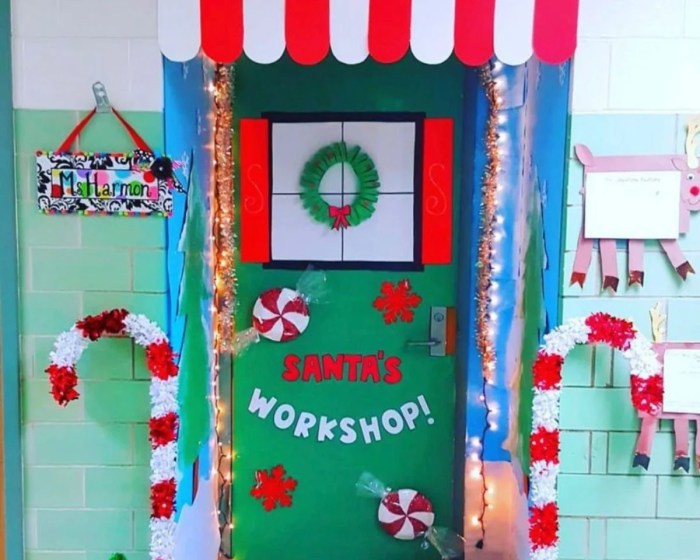 When to start a christmas door decorating contest