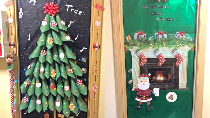 When to start a christmas door decorating contest