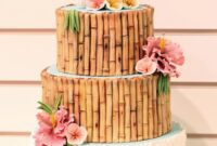 How to make bamboo cake decoration