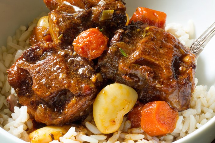 Trinidad oxtail stewed gaube mauritius